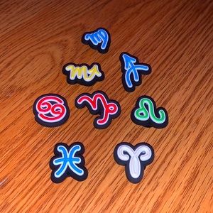 Bundle of Zodiac a croc Jibbitz charms